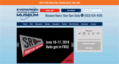 Desktop Screenshot of evergreenmuseum.org